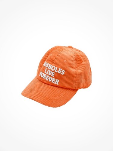 Linda Feingold, Corduroy strapback hat orange