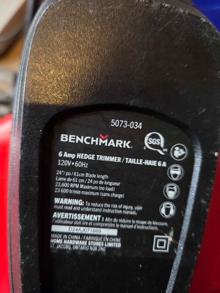 Benchmark hedge trimmer - photo 2
