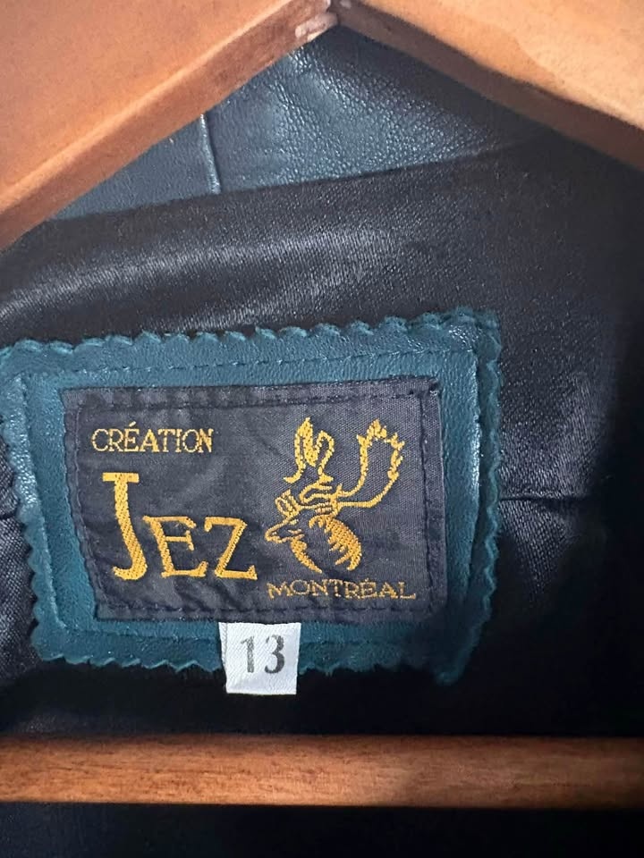 Jez ladies leather coat size 13 - photo 2