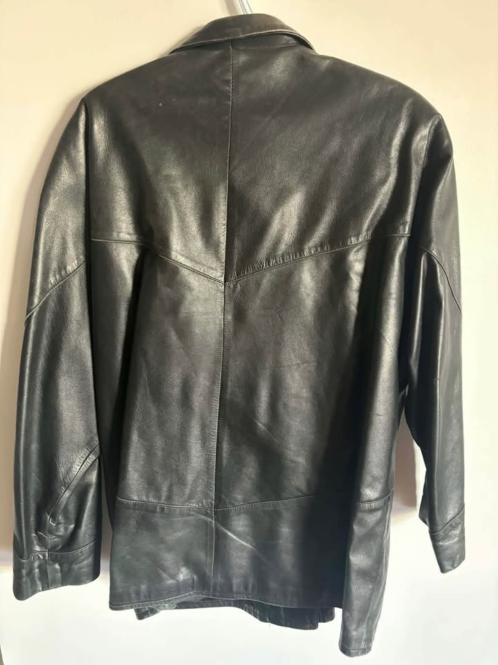 Western Furs leather coat size L - photo 3