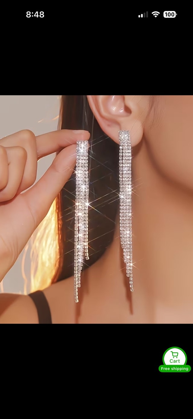 Rhinestone Earrings