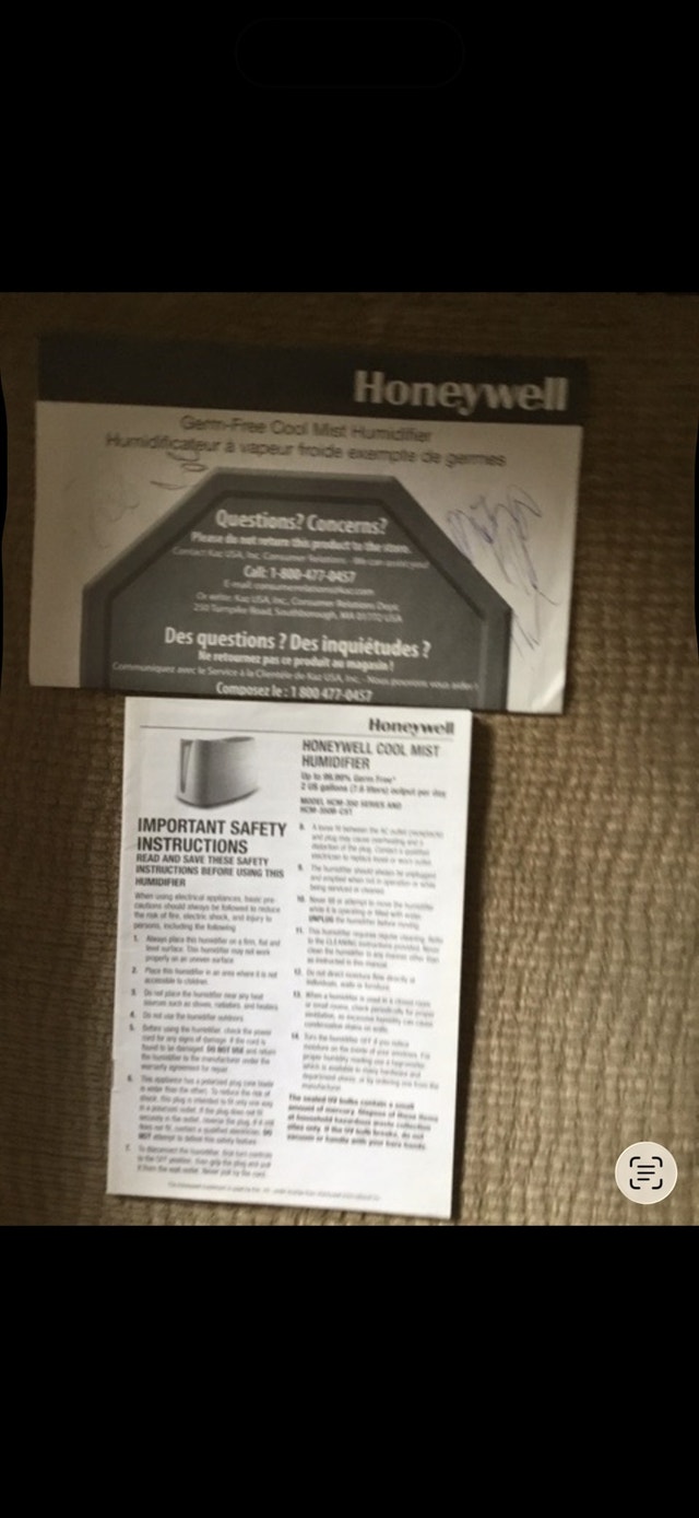 Honeywell Humidifier - photo 3
