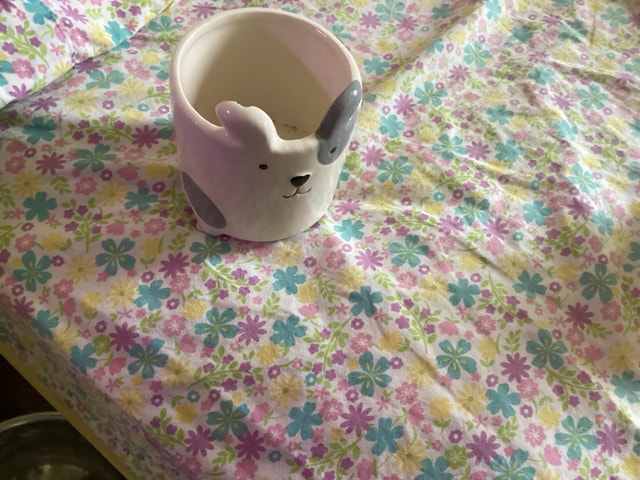 Dog Ceramic Planter