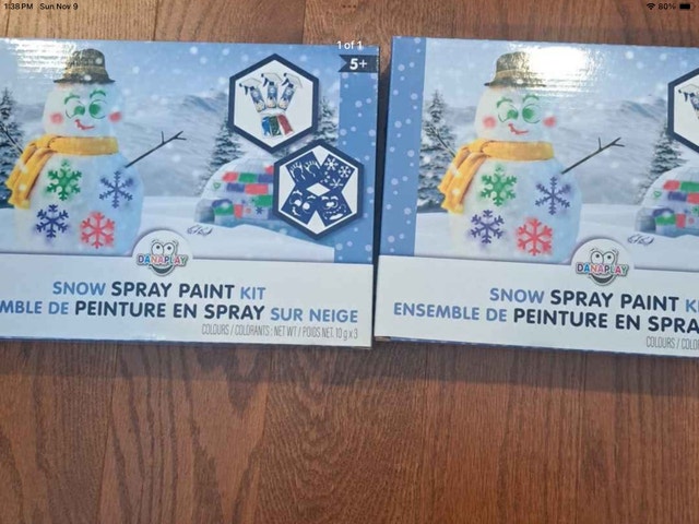 Danaplay Snow Spray Paint Kit