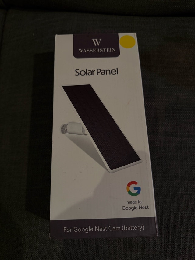 Wasserstein Solar Panel for Google Nest Cam - photo 2