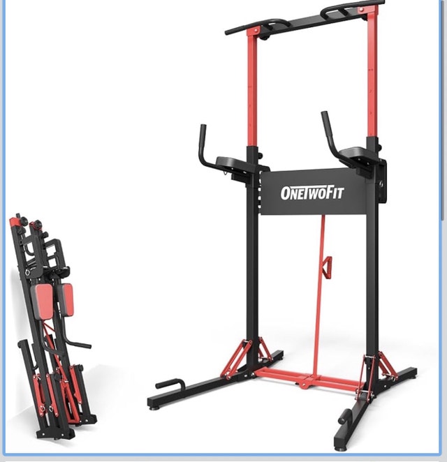 ONETWOFIT Power Tower Pull up Bar Station
