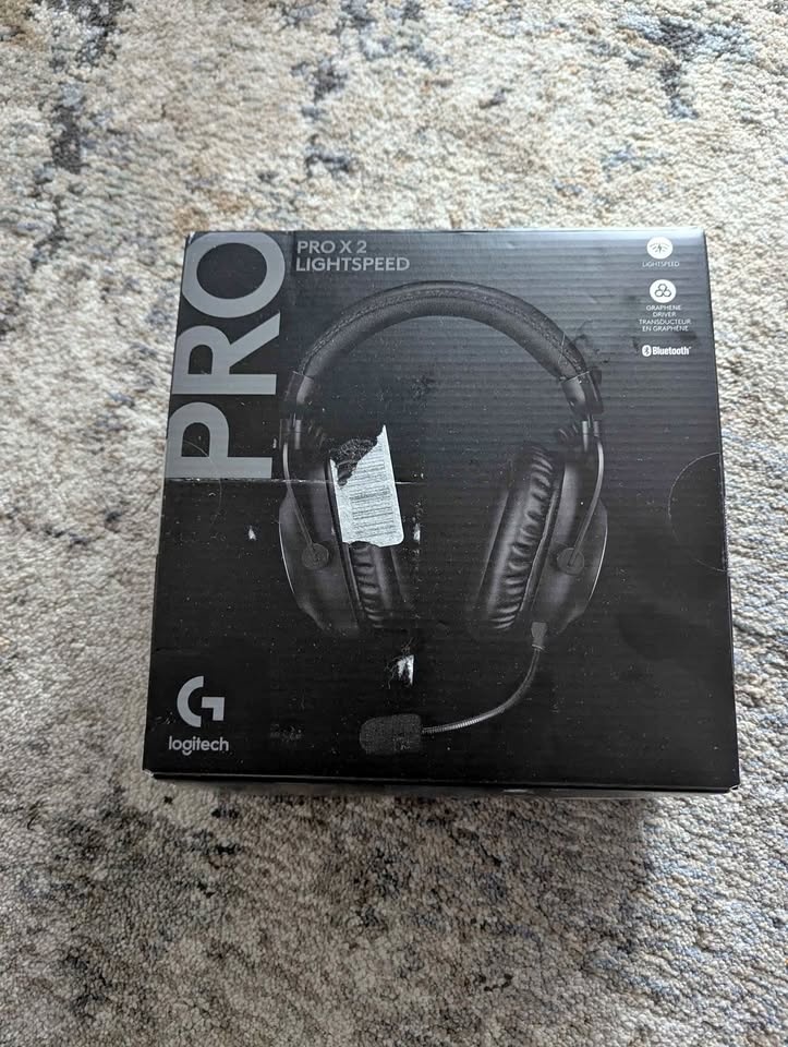 Logitech G PRO X 2 Lightspeed Wireless Gaming Headset (like new)
