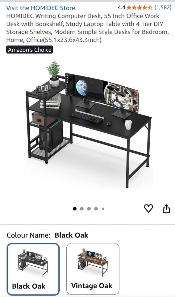 55 Inch Office Work Desk - photo 2