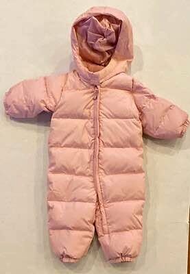Adorable Baby Gap Pink Puffer Snowsuit 0-6 months