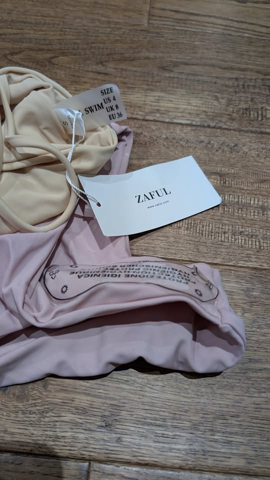 *NEW* (S) ZAFUL Lace-up One Shoulder Swimsuit - photo 3