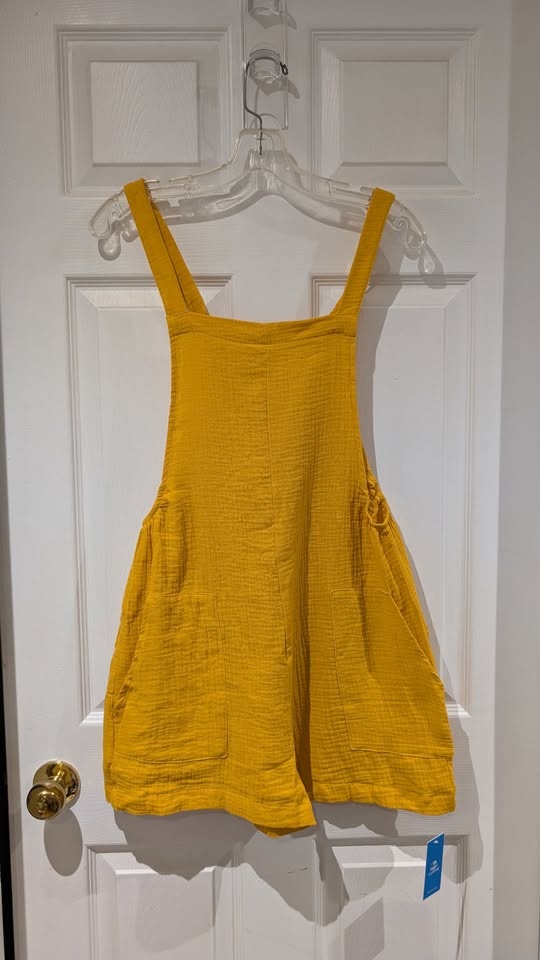 *NEW* CUPSHE (S) Sunny Disposition Yellow Romper - photo 3