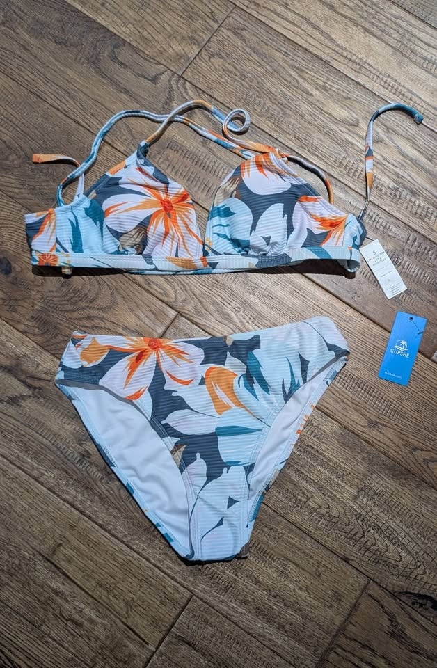 *NEW* CUPSHE (S) Tropical Floral Bikini Set - photo 4