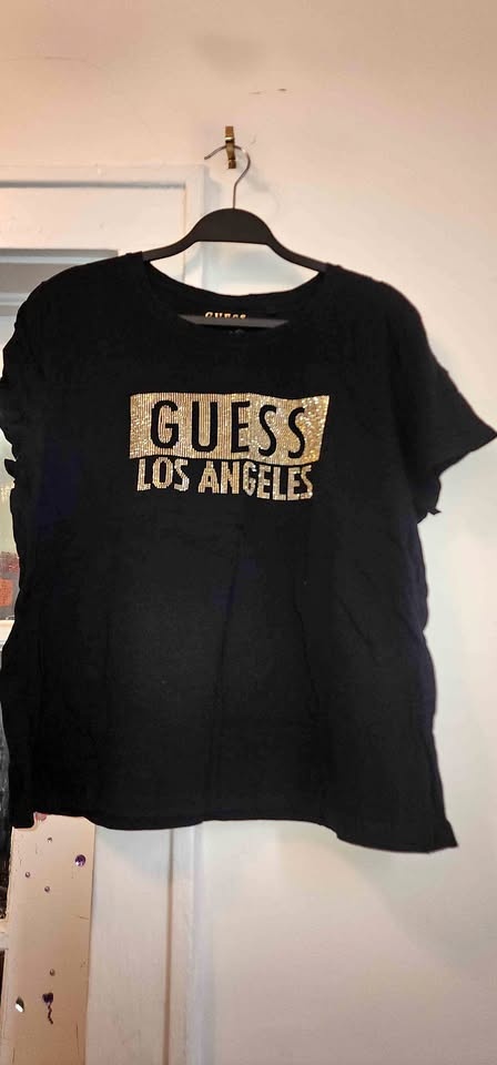 Women's Guess Los Angeles rhinestoned t-shirt