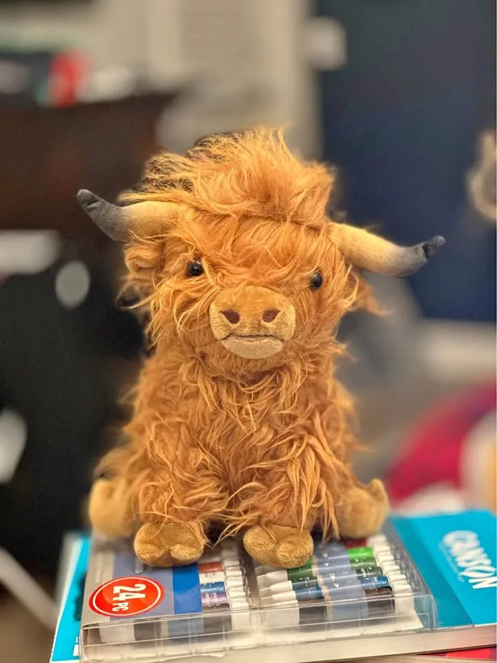 Highland Cow Stuffed Toy Plush thumbnail
