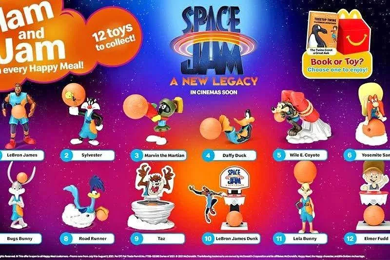 Space Jam New Legacy McDonald’s Toys thumbnail