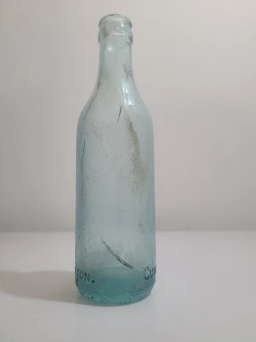RARE 1900s Cummer&sons Blue Glass Bottle Hamilton Ont. - photo 3