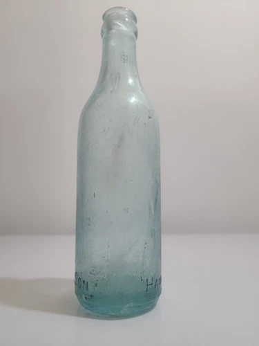 RARE 1900s Cummer&sons Blue Glass Bottle Hamilton Ont. - photo 4