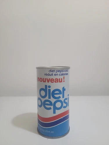 RARE 1980s 284 Ml Pepsi Can With Push Top - photo 3