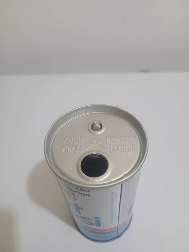 RARE 1980s 284 Ml Pepsi Can With Push Top - photo 5