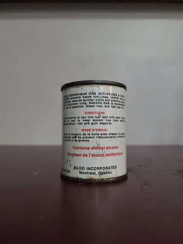 RARE 1950 Siloo Sahara Gas Treatment Can NOS Full - photo 3