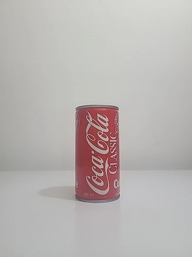 Empty 1980s 280 Ml Coke Classic Soda Can