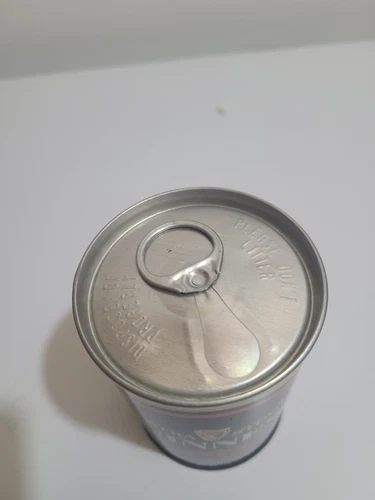 RARE Vintage 1970s Guinness Extra Stout Beer Can Pull Top - photo 4