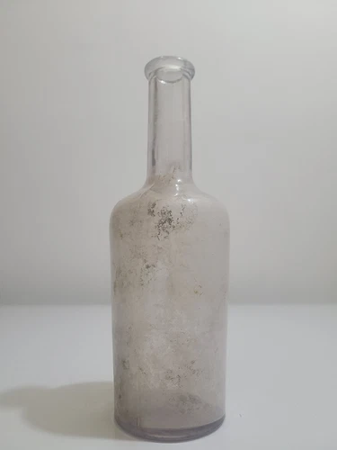 Antique 1880s Purple Glass Pill Bottle - photo 2