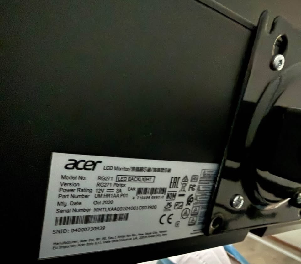 Acer 27 inch 165 hz LED monitor - photo 3