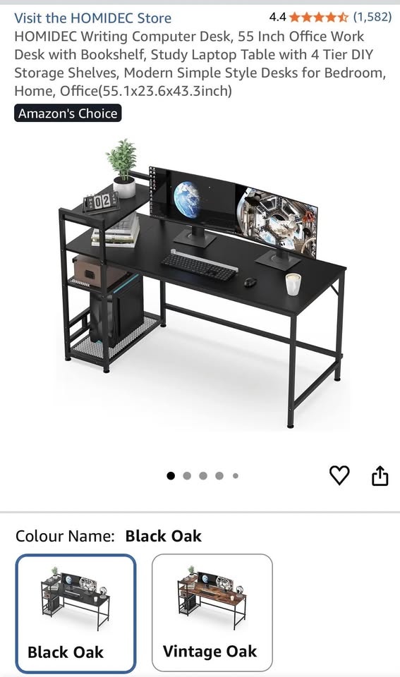 55 Inch Office Work Desk - photo 2