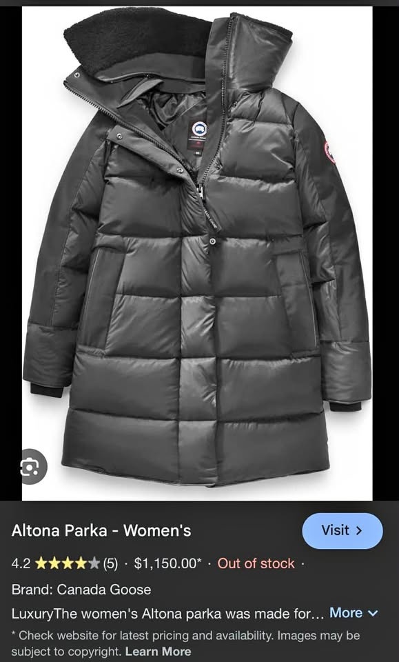 Medium Canada Goose Jacket Authentic