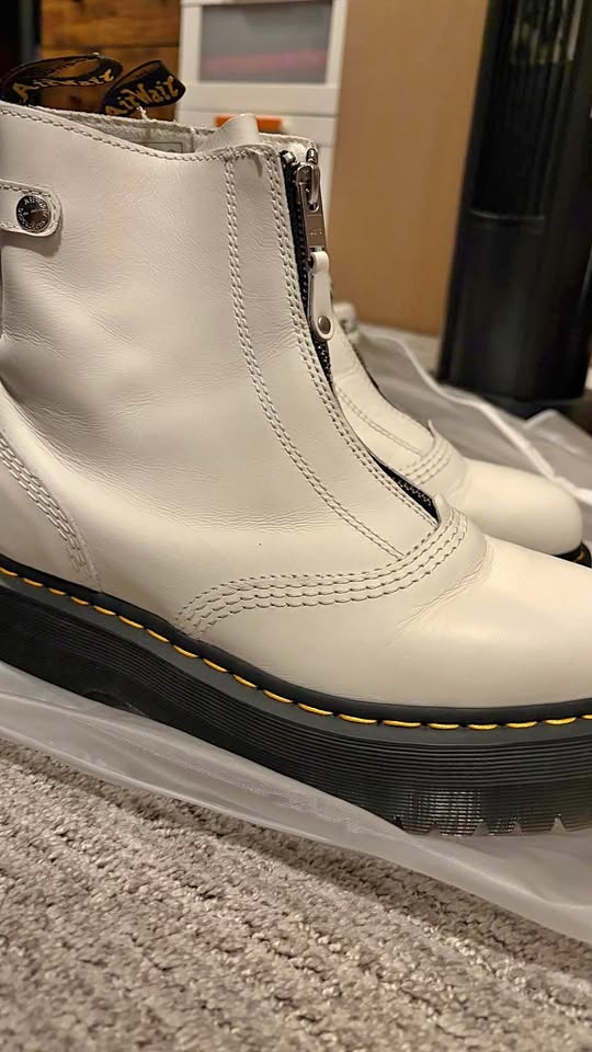 Dr. Martens White Boots