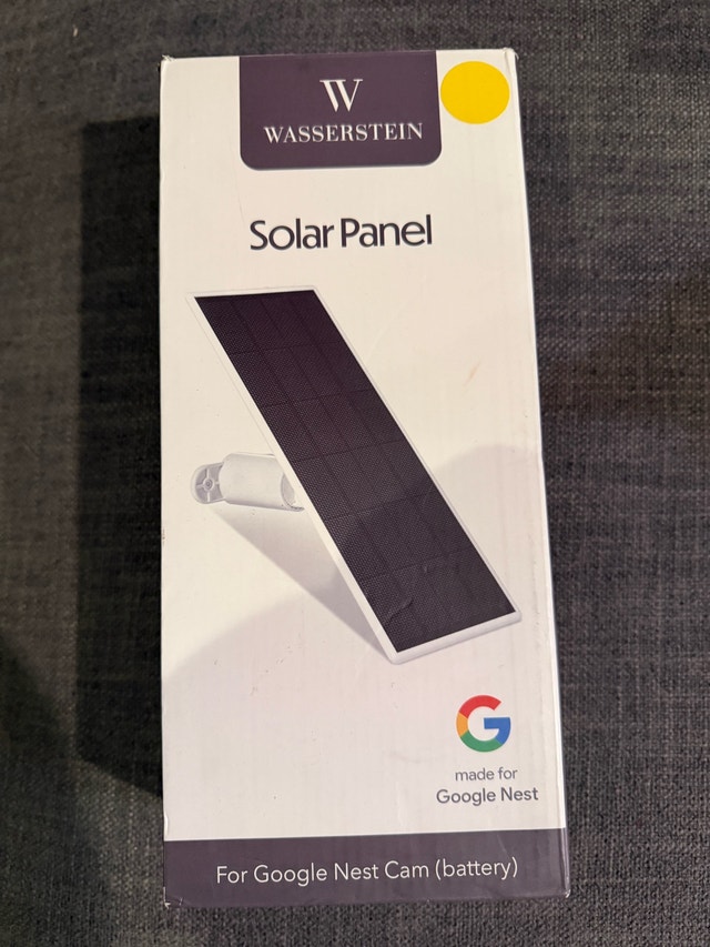 Wasserstein Solar Panel for Google Nest Cam