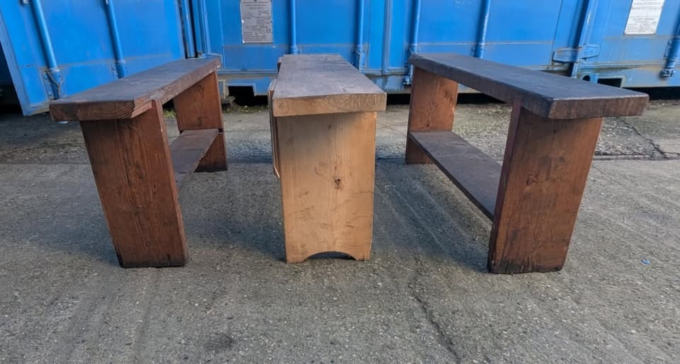 3 sturdy benches for workshop etc - photo 3