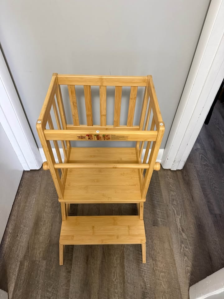 COSYLAND Kitchen Nursery Step Stool for Kids - photo 4
