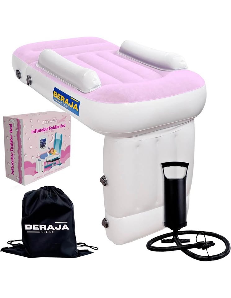 Inflatable Toddler Airplane Bed