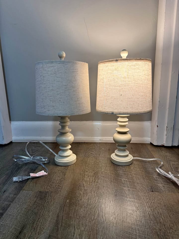 BOBOMOMO Rustic Table Lamp Set of 2