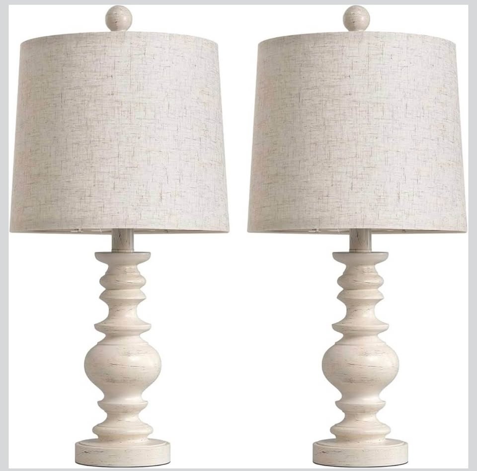BOBOMOMO Rustic Table Lamp Set of 2 - photo 4