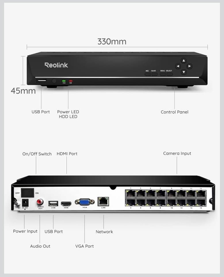REOLINK 16CH Network Video Recorder - photo 2
