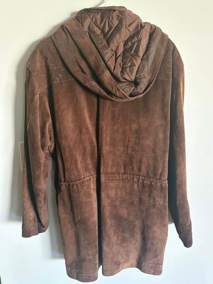 Suede ladies coat size L - photo 3