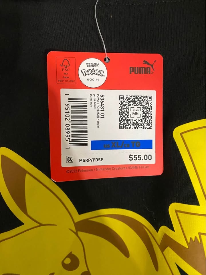 Puma x Pokemon Pikachu Hoodie Youth - photo 3