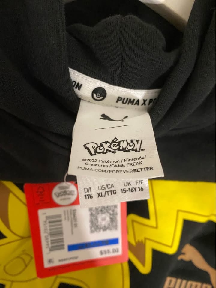 Puma x Pokemon Pikachu Hoodie Youth - photo 4