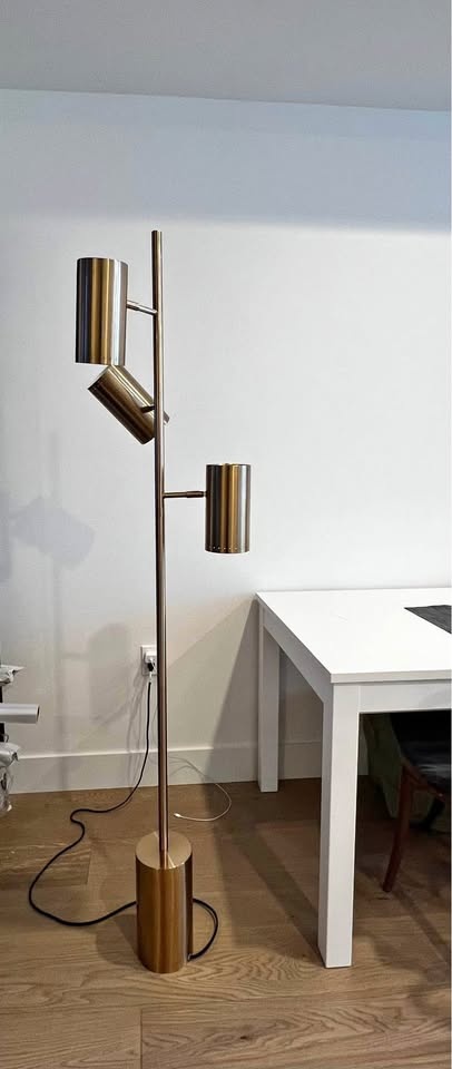 EQ3 Brass Floor lamp 3 bulbs
