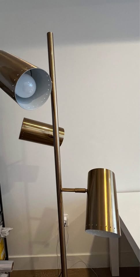 EQ3 Brass Floor lamp 3 bulbs - photo 3