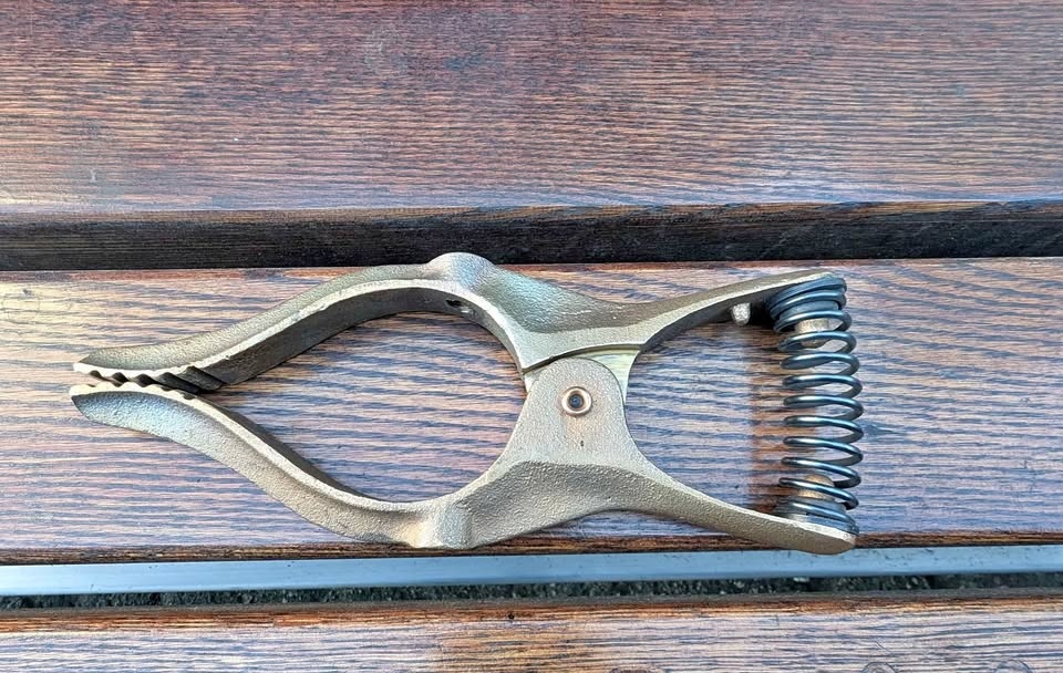 Brass welding ground clamp 500 amp max
