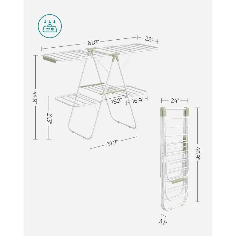 SONGMICS Clothes Drying Rack – Foldable 2-Level (NEW) - photo 2