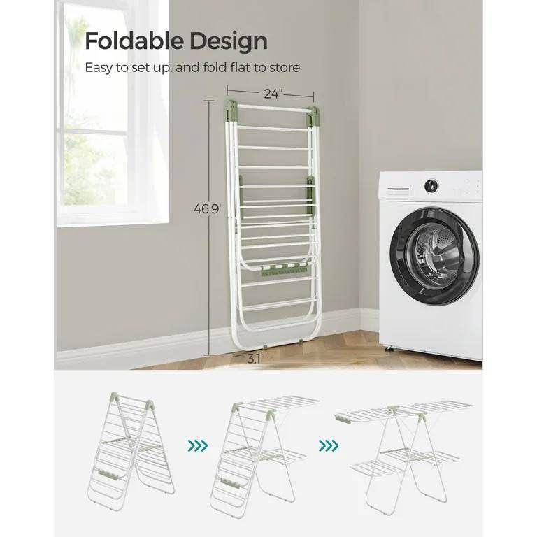 SONGMICS Clothes Drying Rack – Foldable 2-Level (NEW) - photo 3