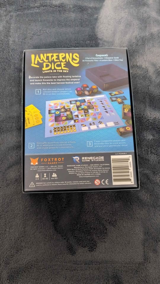 Lanterns Dice Lights in the Sky Board Game - Foxtrot Games - photo 2