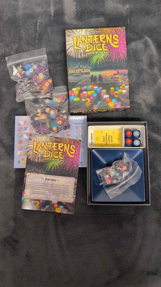 Lanterns Dice Lights in the Sky Board Game - Foxtrot Games - photo 3