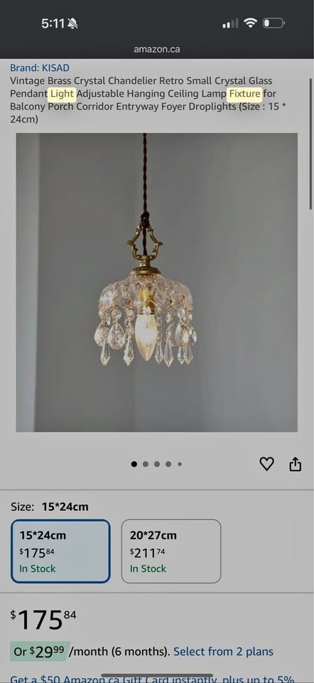 2 brand new hanging lights