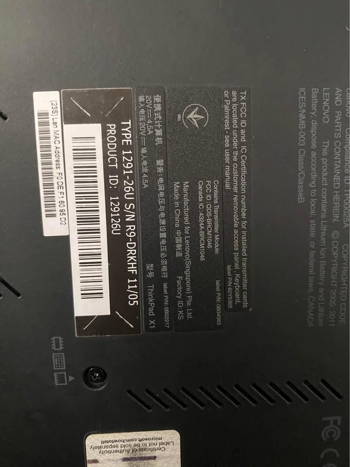 Laptop Think Pad lenovo i5 - photo 4